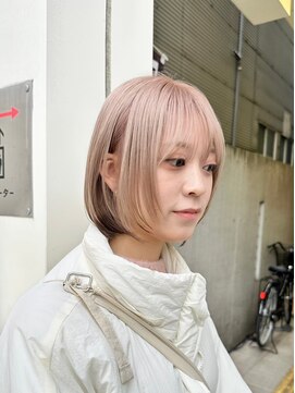 ロア 福岡天神本店(LORE) ダブルカラーベージュカラーケアブリーチカラーハイトーンカラー