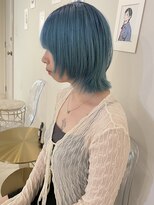 アトリエ ポルト(atelier porto) 【porto神戸】透け感ターコイズブルーcolor
