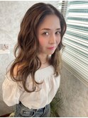 レイヤーカット×波内ウェーブ