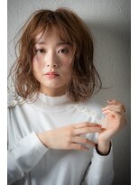 カバーヘア ブリス 川口(COVER HAIR bliss)&nbsp;透明感カラー乾かすだけ大人可愛いこなれボブv川口20代30代40代