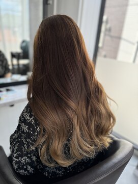 ヘアースタジオ ミツル(hair studio 326) ブラウン＋ベージュ　グラデーション