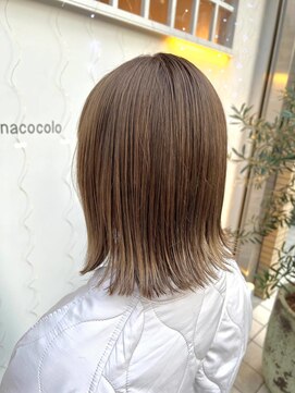 タナココロ 新丸子 バイ ムーン 武蔵小杉(tanacocolo by moon) 切りっぱなしボブ/エアリーロング/美髪のススメ/ピンクブラウン