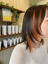 ボルデヘアー 亀有(Borde HAIR) インナーオレンジ【Anna】ボルデ亀有美容室