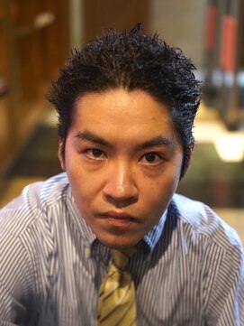 メリケンバーバーショップ コウベ(MERICAN BARBERSHOP KOBE) 黒染めeasypunk