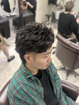 グラッジ 池袋(GLADGE)&nbsp;メンズウルフ スパイキーショート パーマ