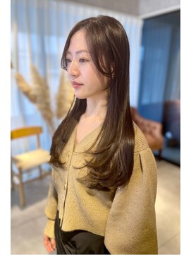 ティル(till) 【till_emi】ショコラグレージュにローレイヤーカット