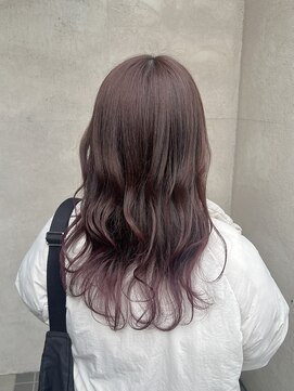 インフィニティー infinity HAIR SPACE BLOOM ピンクブラウン+ボルドーグラデーション