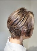 40代50代60代70代×グラボブ×イノアカラー×ハイライト