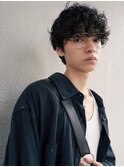 海外風マッシュパーマ