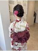 浴衣着付けヘアセット葭本24