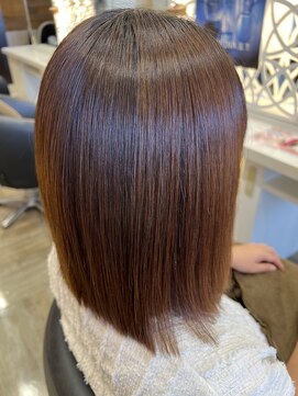 ヘアメイク サンサーラ 志度店(Hair Make SAMSARA) 髪質改善ストレート×切りっぱなしミディアム