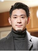 30代メンズショートフェード刈り上げシェービング表参道理容室