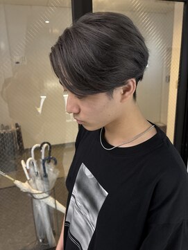 ナンバー 竪町(number+) 冬のツーブロック×大人クール◎センターパートハンサムカット