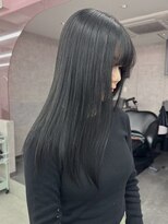 ロンドワン 三宮元町(Lond one)&nbsp;縮毛矯正髪質改善/ダークトーン/艶髪ロングヘア