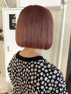 マジコ 原宿(Magico) ボブ/ピンクブラウン/ダブルカラー/原宿