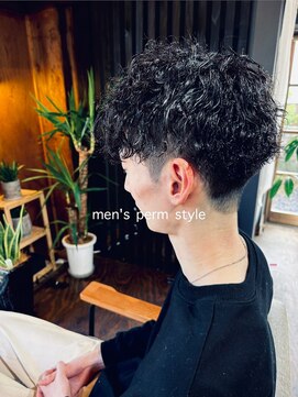 men's perm style
