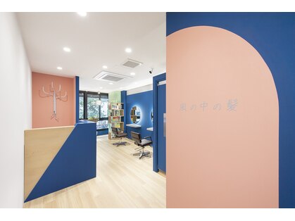 風の中の髪の写真