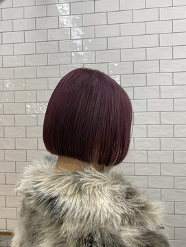 ループウエスト(LOOP WEST) ミニボブ×ピンクバイオレット0104