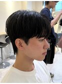 EVNNEイジョンヒョン風韓国ショートマッシュ