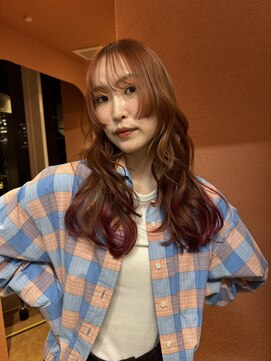 プロス(Pros) 表参道/ブリーチなし／レイヤーカット/ヘアセット