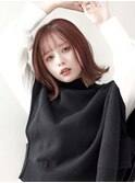 外ハネボブ×シースルーバング