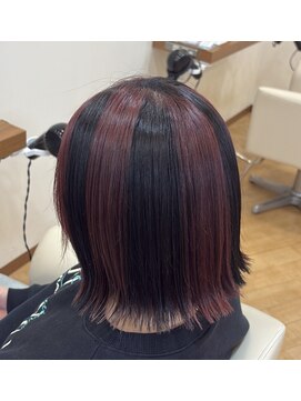 テーラヘアー 公津の杜店(TELA HAIR) ブロッキングカラー