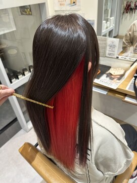 オリジンズヘアーセカンド 守谷店(Origins hair 2nd) インナーカラー × BYKARTE TR