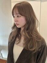 アンカーバイナチュラル(anchor by natural)&nbsp;韓国風/レイヤー/前髪カット/オリーブ/透明感/ハッシュカット
