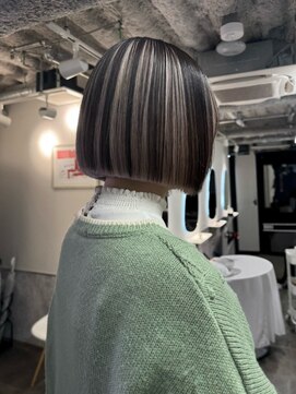アフィナー 新宿(Afinar) ブリーチハイライト髪質改善ダブルカラーレイヤーカット/新宿
