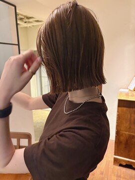 ローマー(ROAMER omotesando) 切りっぱなしボブレイヤー髪質改善ショートボブ