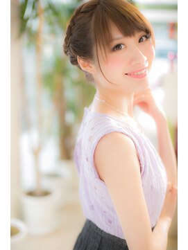 ヘアーショップ エヌアンドエー 幸手店(hairshop N&A) 編みこみアップ