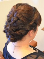 アンティルヘアールーム 福島店(until hair room)&nbsp;大人かわいいアップスタイル