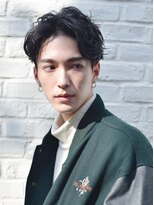 フィフス(fifth) センターパートショート+無造作スウィングパーマ