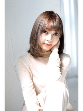 ヘアーアンドファッションシオミエイチ (hair＆fashion shiomi H) チョコレートブラウン