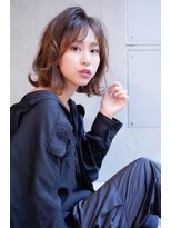 シエナ 渋谷(Siena)&nbsp;siena ふんわり外ハネボブｘ色っぽジンジャーベージュ