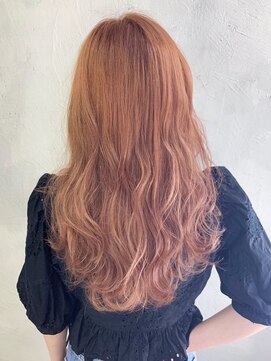 アイティー バイ アルバム 浦和店(IT by ALBUM) オレンジベージュ_オリーブカラーセミウェットウェーブ_ba245002