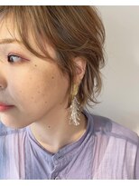 ナルヘアー 越谷(Nalu hair) フェイスフレイミングカラー/ミルクティーベージュ