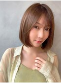 シースルーバングで大人ボブ*担当坂本