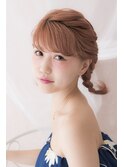 〈mielhair新宿〉簡単編み込みアレンジ　　ヘアセット