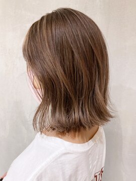 アイティーバイアルバム 下北沢店(IT by ALBUM) ハイライトくすみベージュ_ショコラベージュボブルフ_ba346201