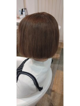 ミエル ヘア 新宿(miel hair) ミルクティーベージュ