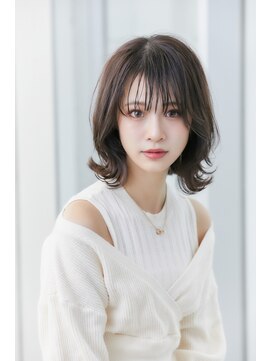 ミチオ ノザワ ヘアサロン ギンザ(Michio Nozawa HAIR SALON Ginza) 【池上まさよし】デジタルパーマボブ#ベージュ#大人かわいい