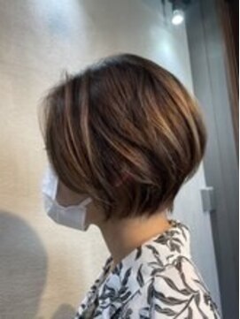 ライズ バイ レボ(RISE by REVO) 大人可愛いイメチェンモードヘアダークアッシュチェリーブラウン