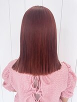 アイティー バイ アルバム 中野店(IT by ALBUM)&nbsp;ピンクオレンジ塩基_ショコラアッシュヘルシースタイル_ba411661