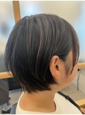 白髪ぼかしハイライト
