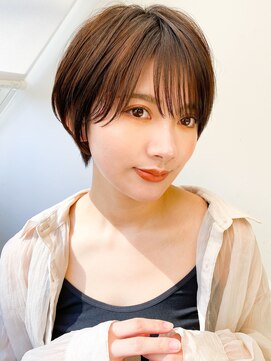 ソア 渋谷(soar) 30代40代50代ショートパーマ/ショコラアッシュ/ヘルシースタイル