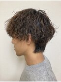 メンズショート 波巻パーマ@岩下10/31