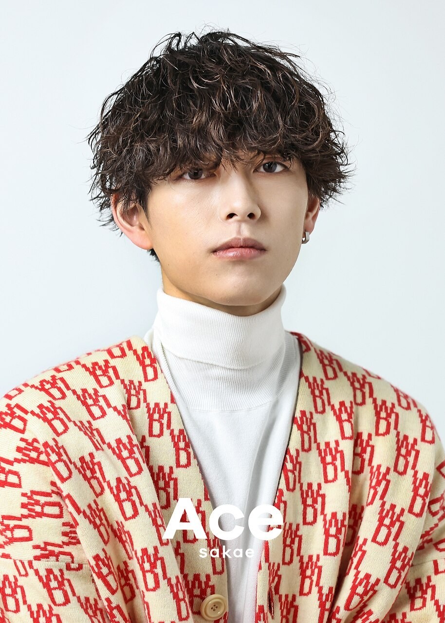 エース 岡崎店(Ace) 波巻きスパイラルパーマメンズマッシュツイストスパイラルパーマ