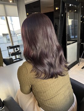 アクアオモテサンドウ(ACQUA omotesando) △ブリーチなしダブルカラー韓国風ラベンダーグレージュ