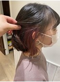 暖色インナーカラー